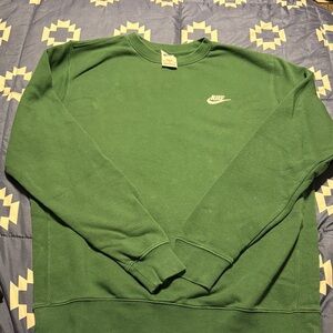 Nike Men's Forest Green Crewneck Sweater